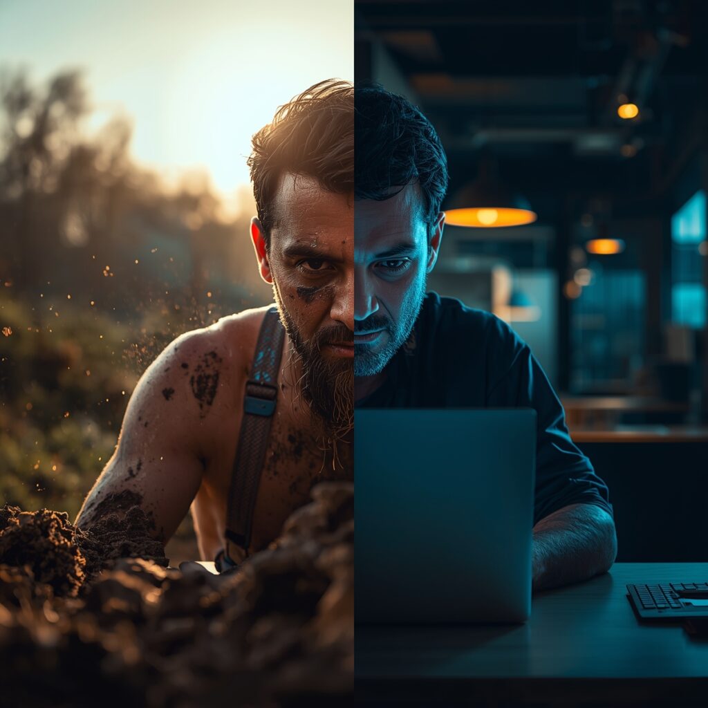 Physical Work vs Online Work